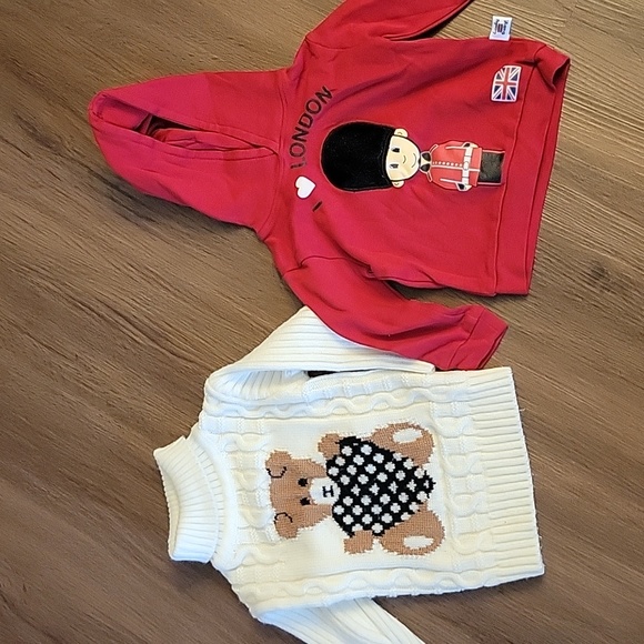 Fall winter bundle sweater top pants 18-2t - Picture 2 of 4